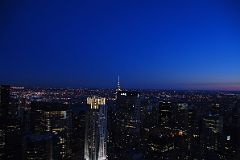 New York City Top Of The Rock 22 After Sunset Southeast Buildings To Chrysler Building And Metlife.jpg